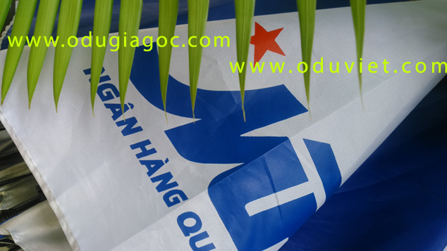 Ô dù in logo ngân hàng Quân Đội