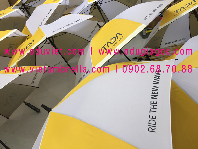 xưởng sản xuất ô dù cầm tay in logo quảng cáo